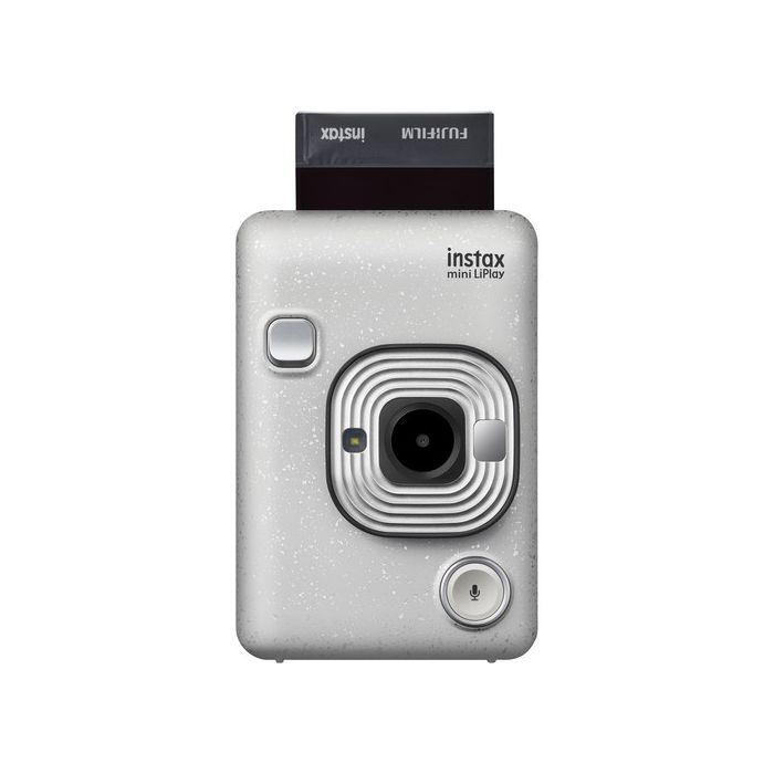 FUJIFILM INSTAX Mini LiPlay Hybrid Instant Camera (Stone White)