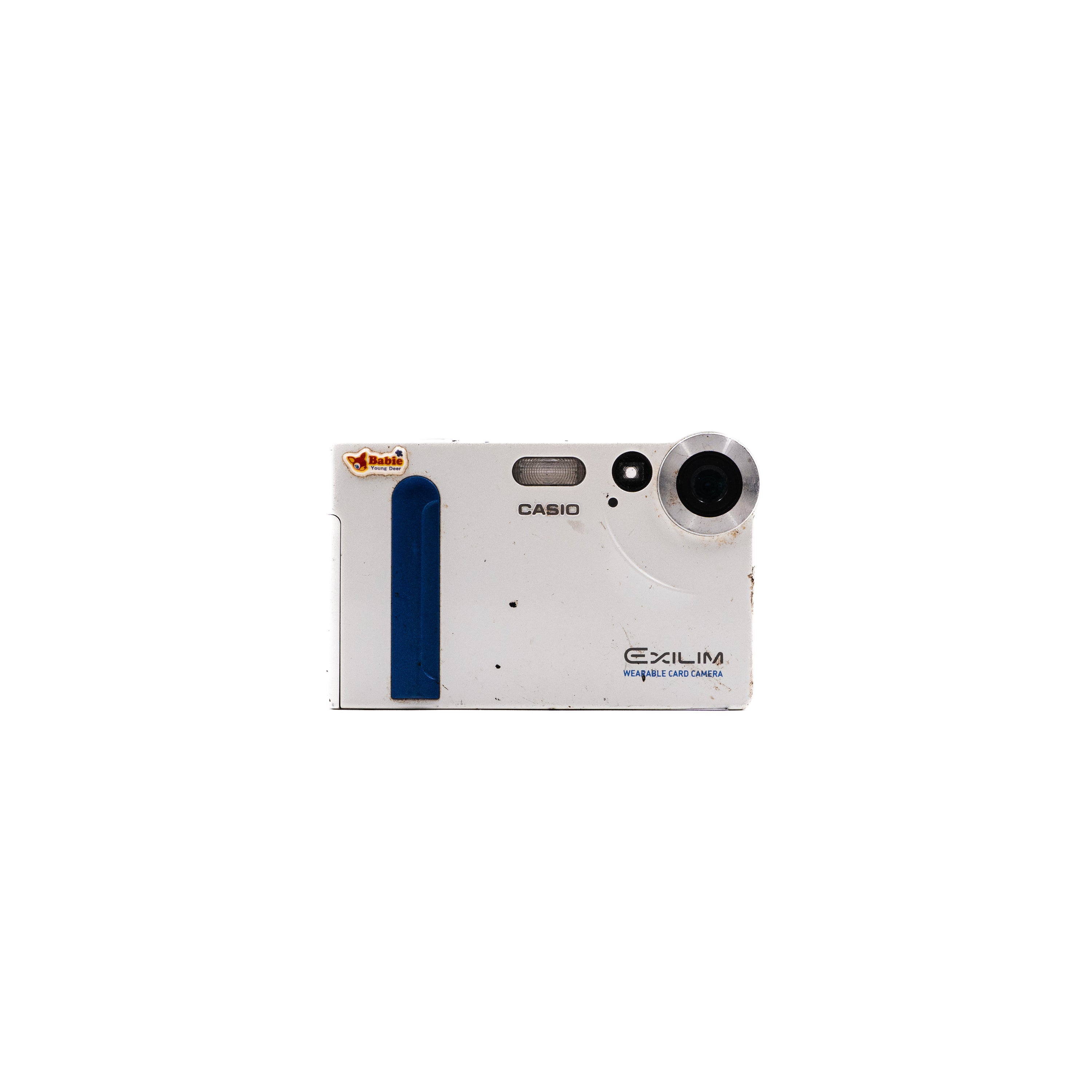 CASIO EXILIM WEARABLE CARD CAMERA -WHITE