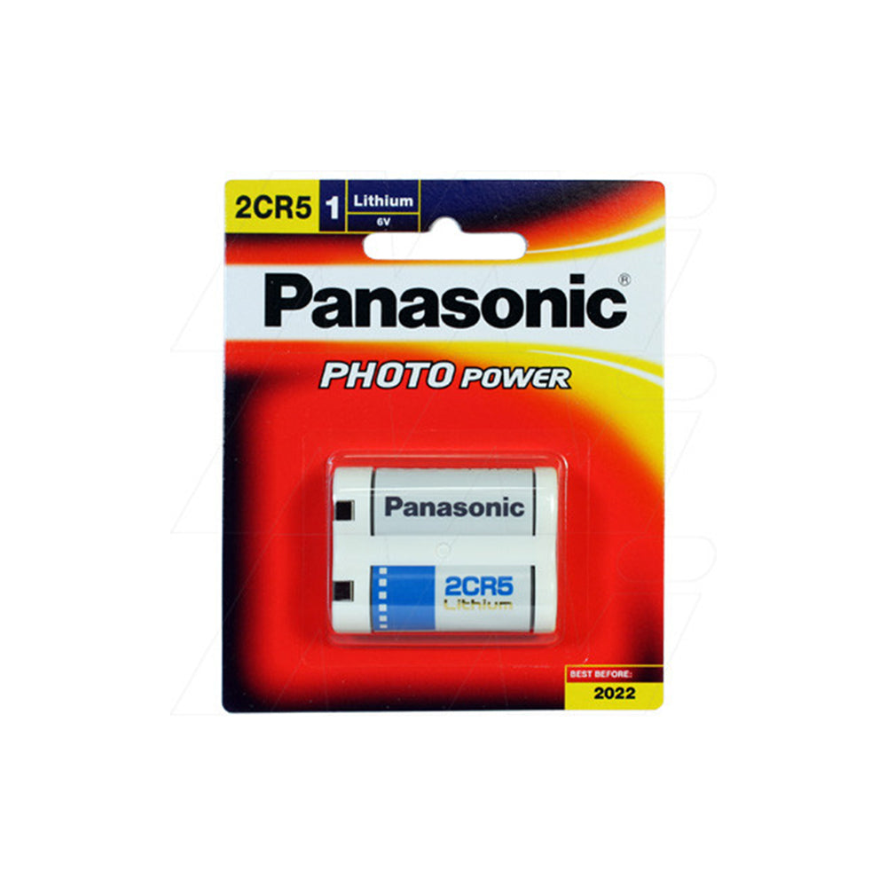 PANASONIC 2CR5 6V 1400MAH Photographic Lithium Battery