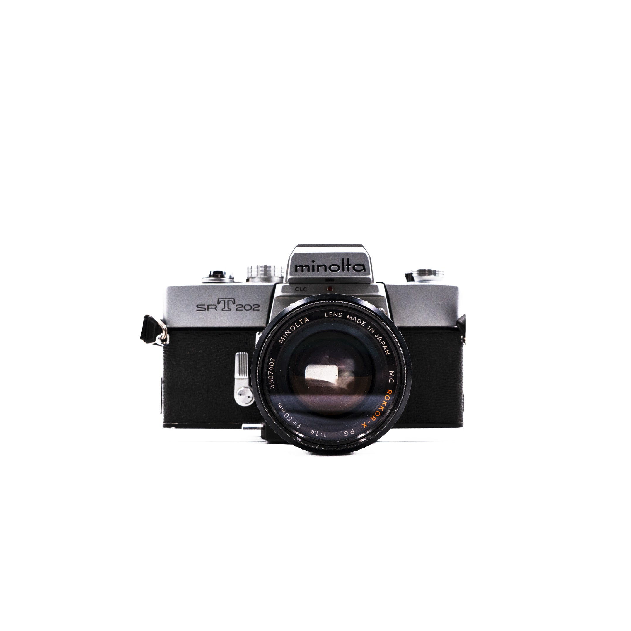 Minolta SRT 202 + 50mm lens 1.4