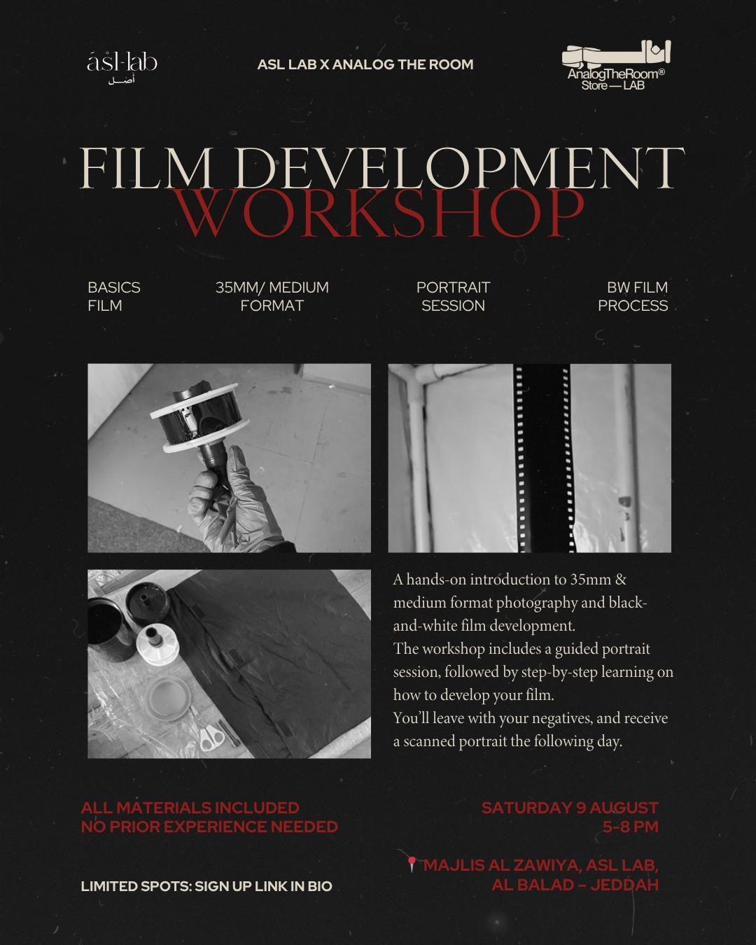 Film Development Workshop - Jeddah