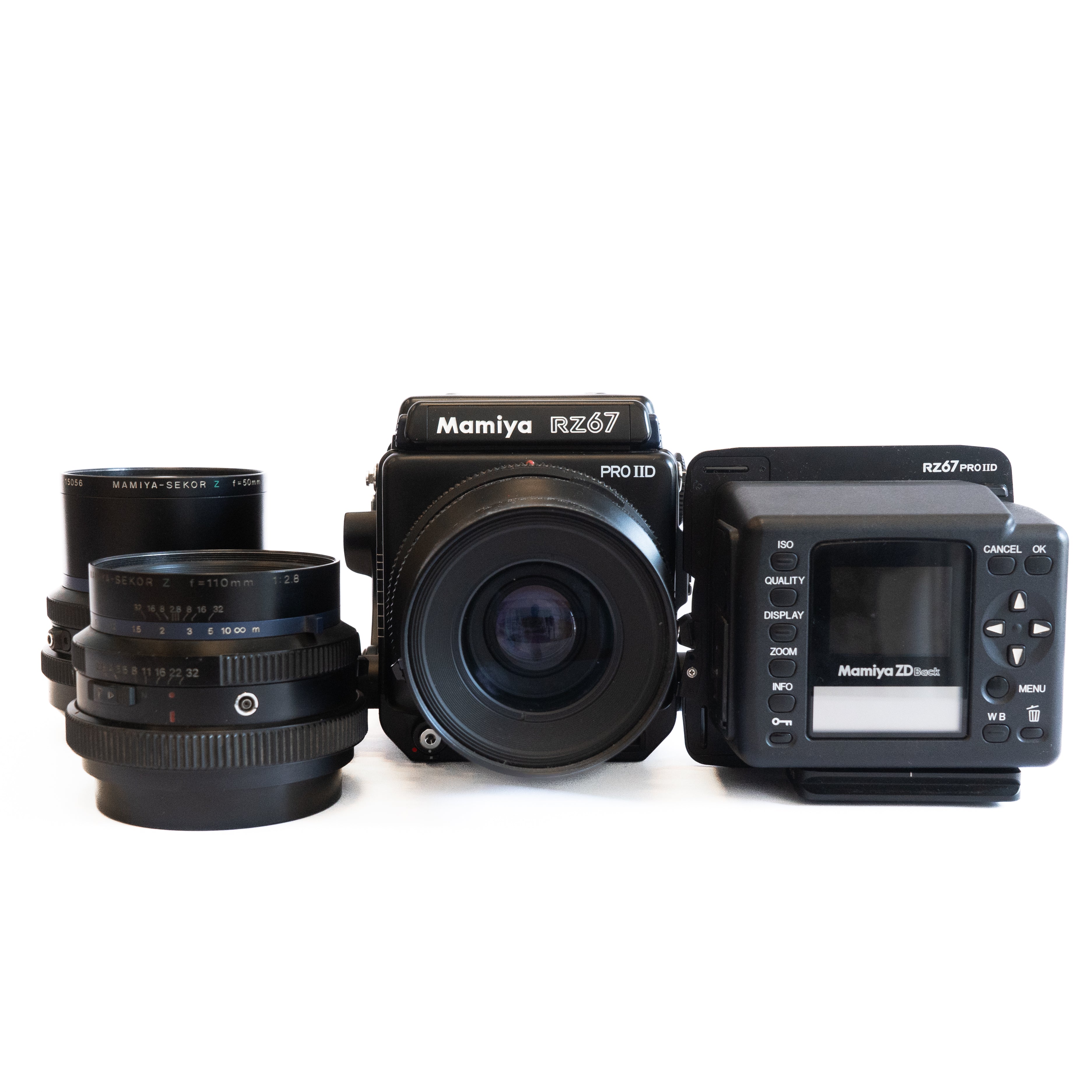 Mamiya RZ67 Pro IID KIT MINT 50mm, 90mm And 110mm – AnalogTheRoom