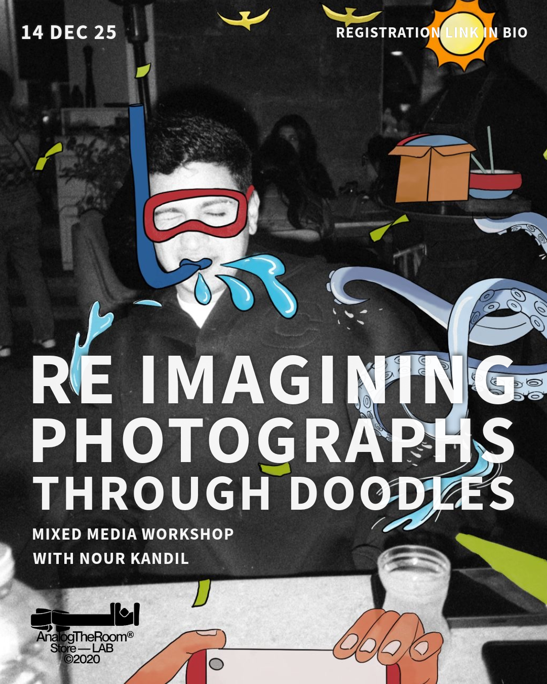 Re Imagining  Photographs Through Doodles - Workshop