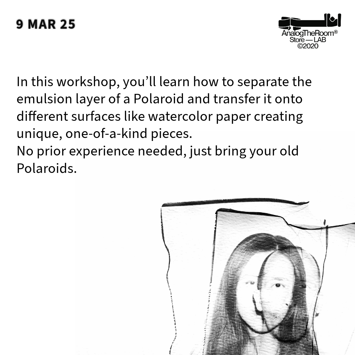 Polaroid Emulsion Lift - Workshop
