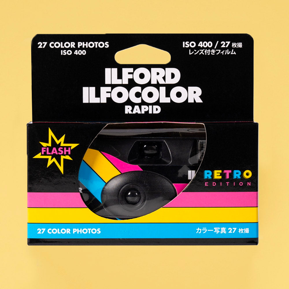 Ilford Ilfocolor Rapid Retro - 35mm Disposable Film Camera