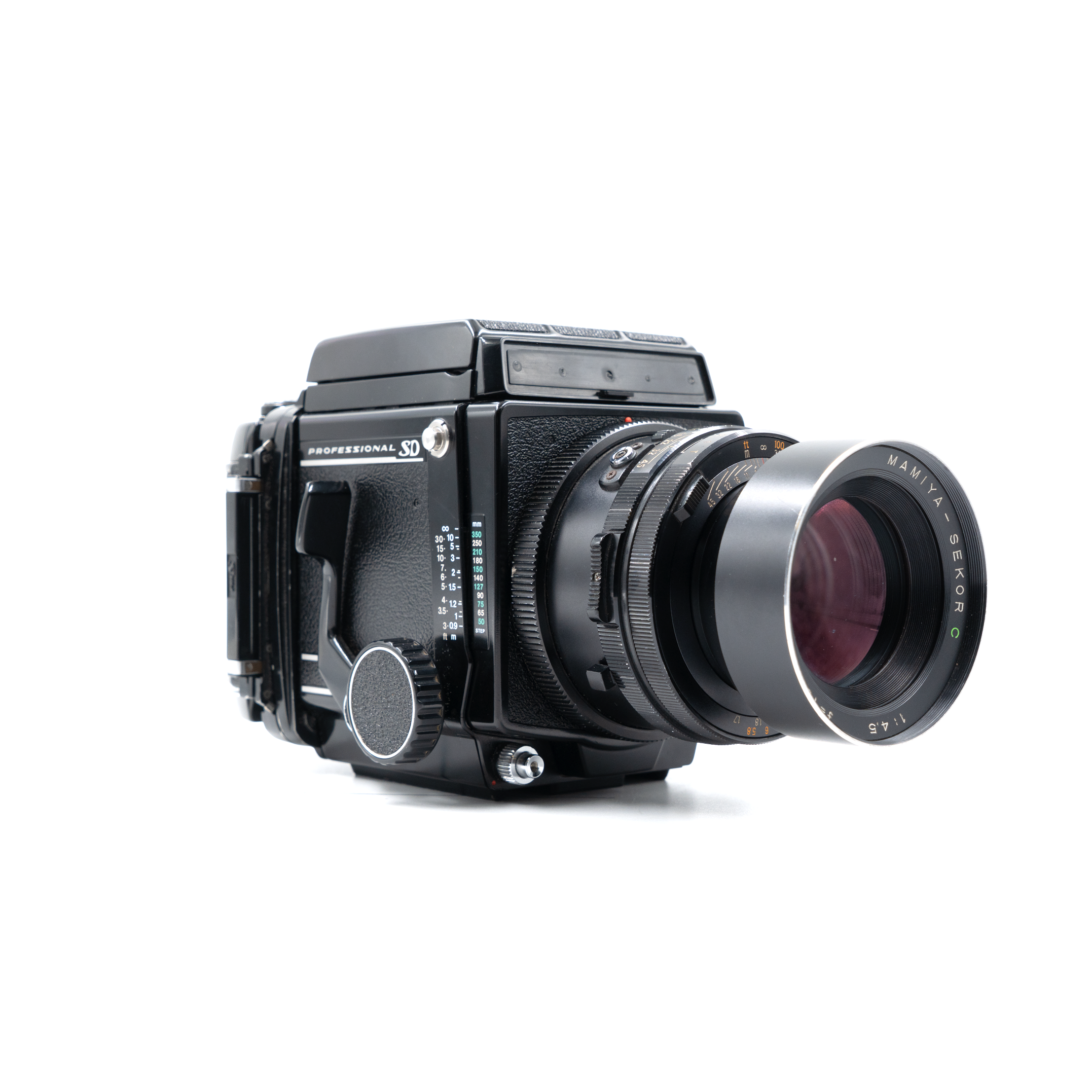 Mamiya Pro SD + 180mm f4.5 lens