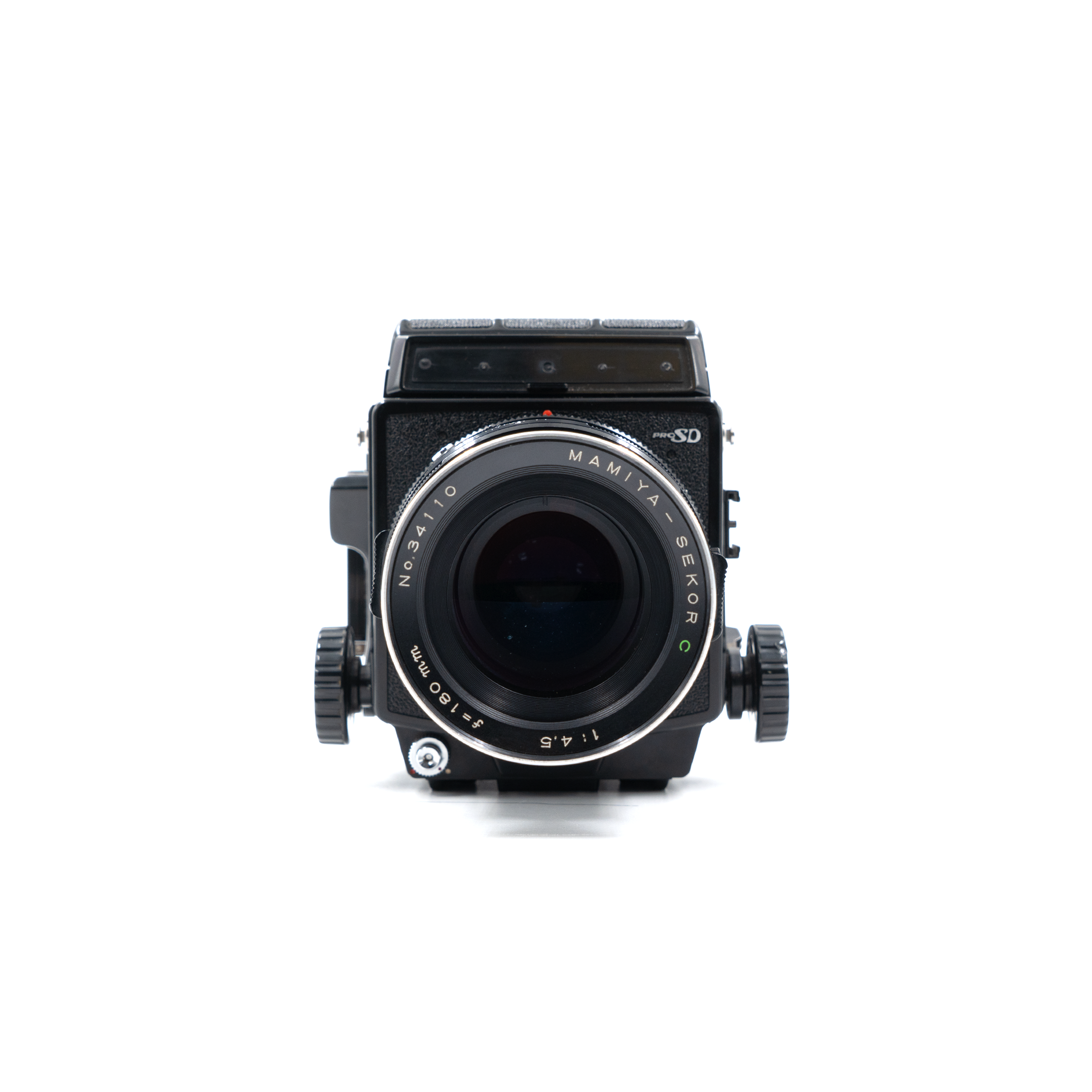Mamiya Pro SD + 180mm f4.5 lens