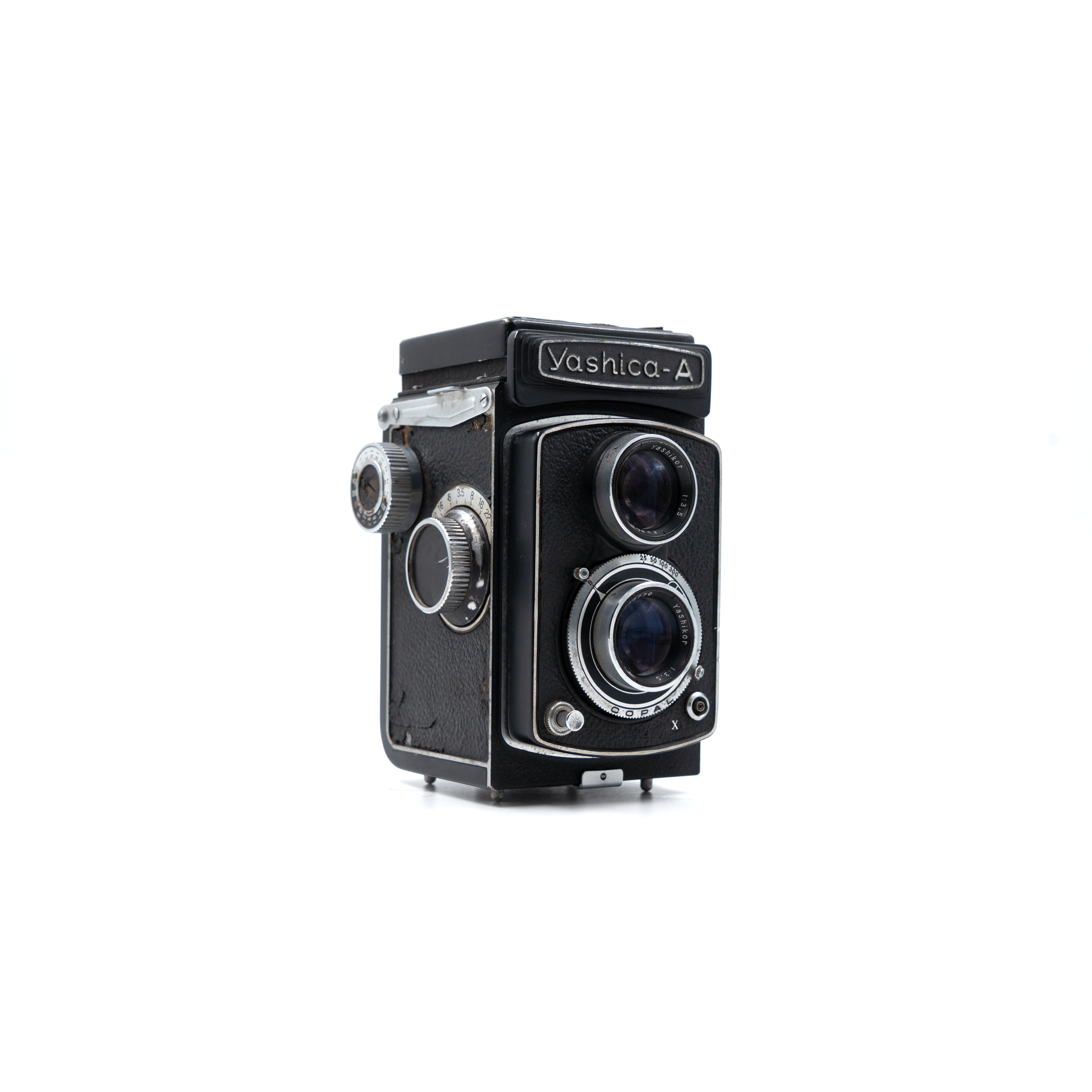 Yashica A + 80mm F3.5 Lens