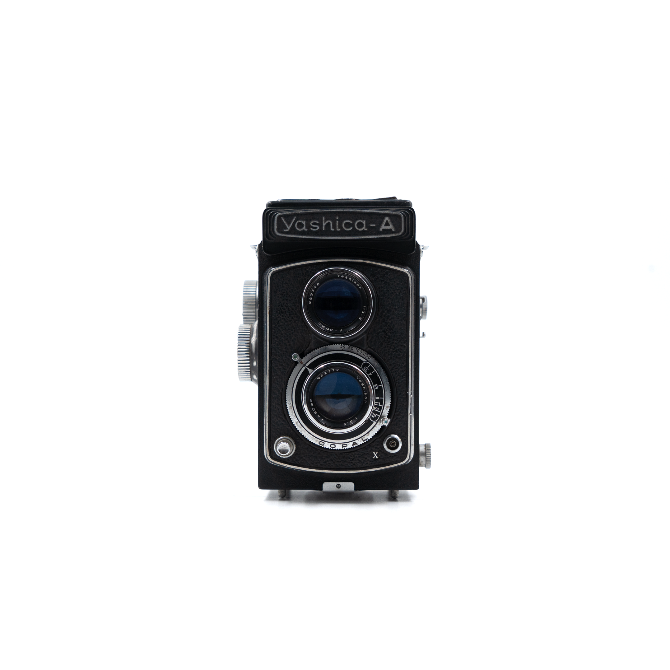 Yashica A + 80mm F3.5 Lens