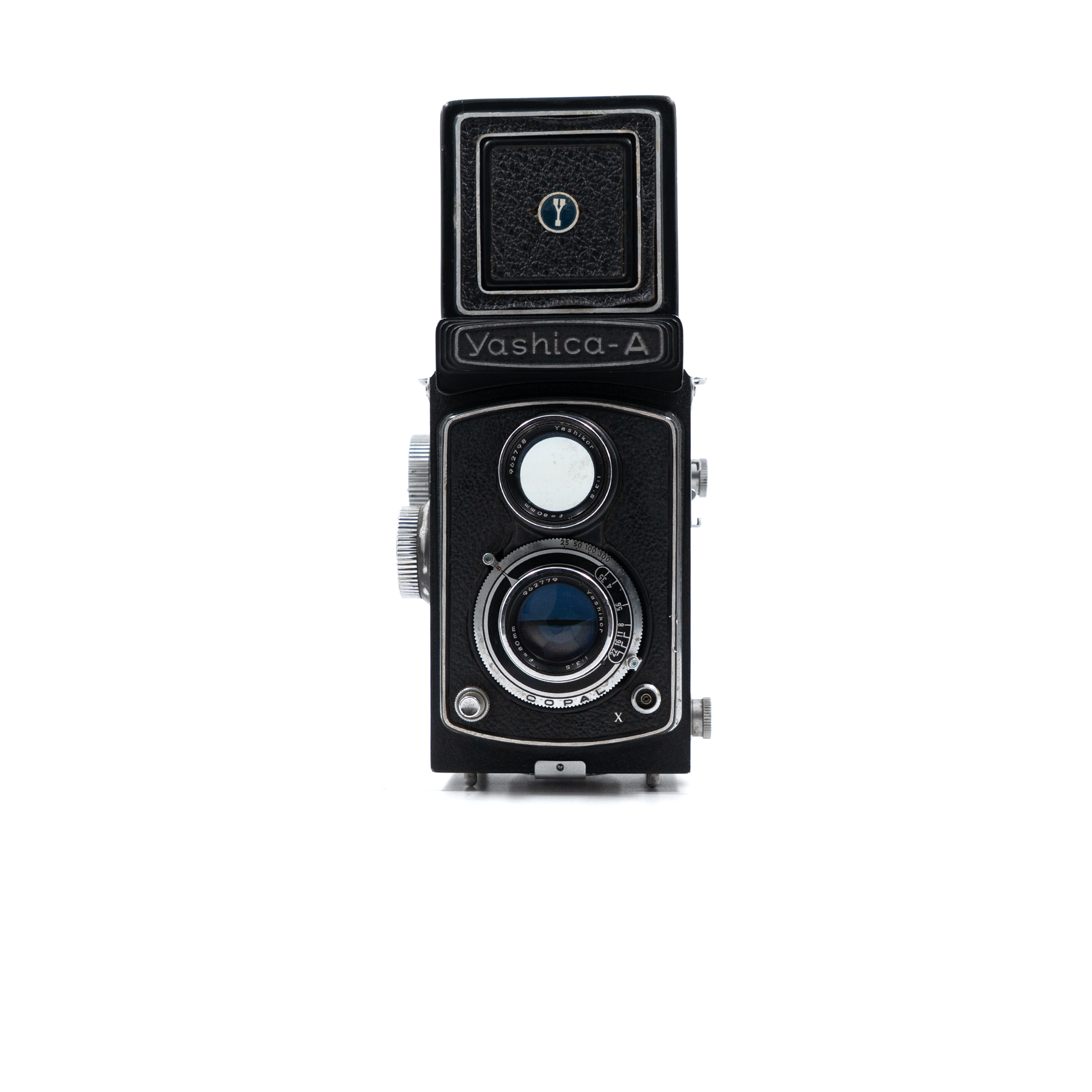 Yashica A + 80mm F3.5 Lens
