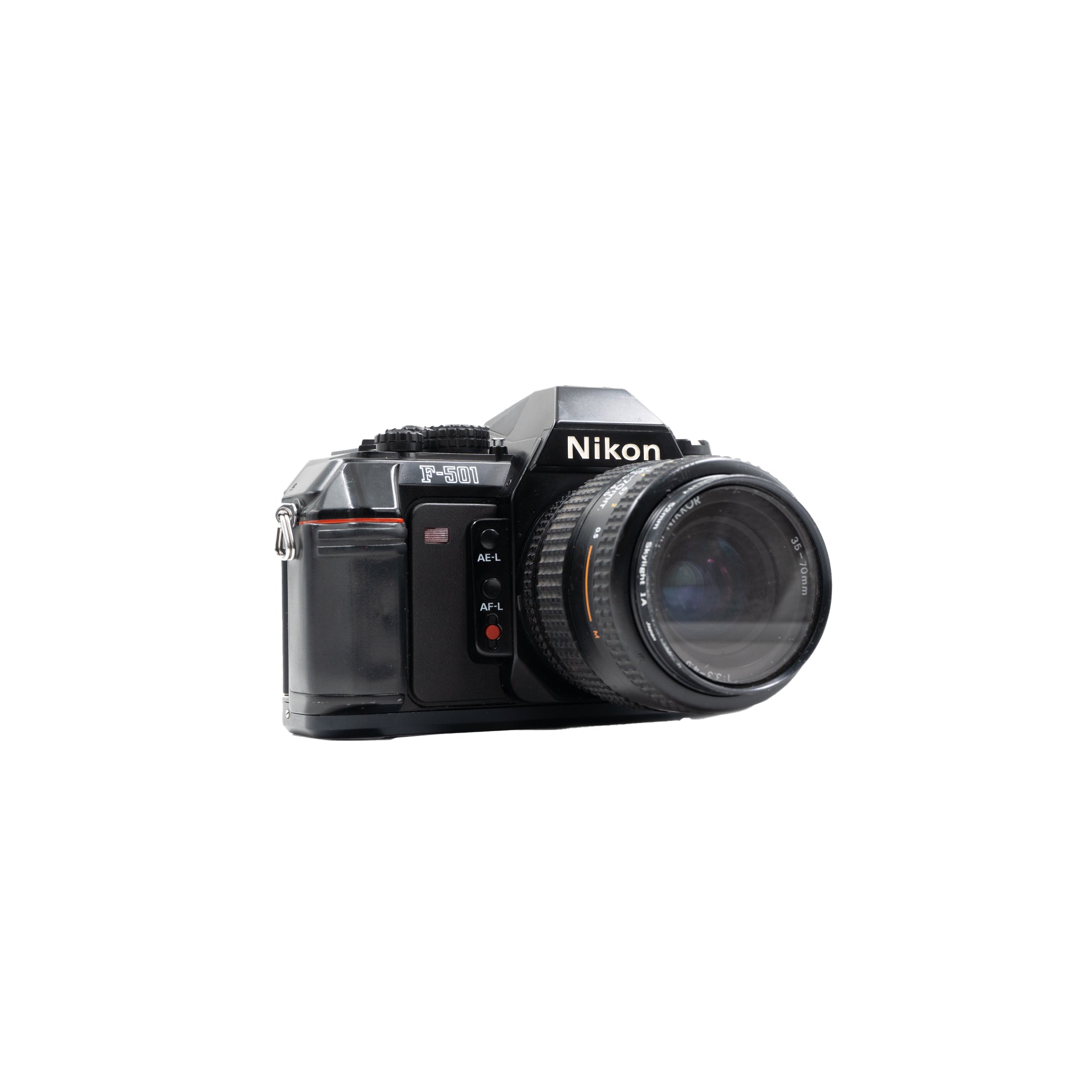 アンティーク　Nikon F-501 一眼レフカメラ 35-70mmレンズ付き カメラ今昔物語 【ニコン F-501 編】｜カメラ買取・販売専門店の