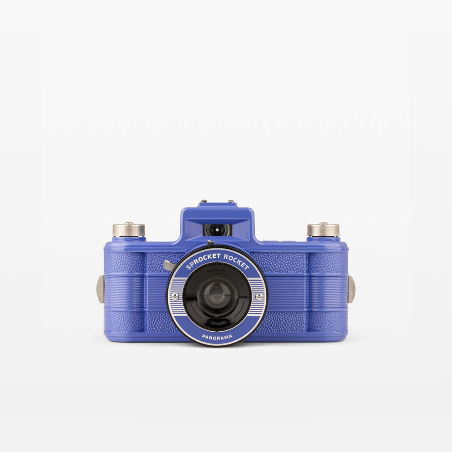 Lomography Sprocket Rocket Camera - 35mm Panoramic Baja Blue
